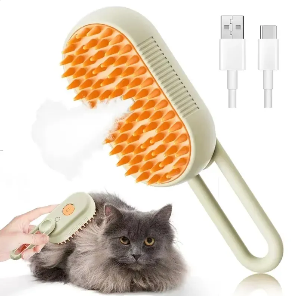 3-in-1 Steam Pet Brush