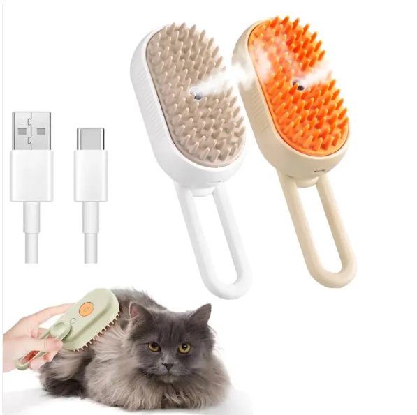 3-in-1 Steam Pet Brush