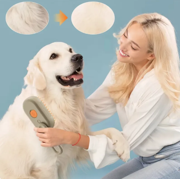 3-in-1 Steam Pet Brush