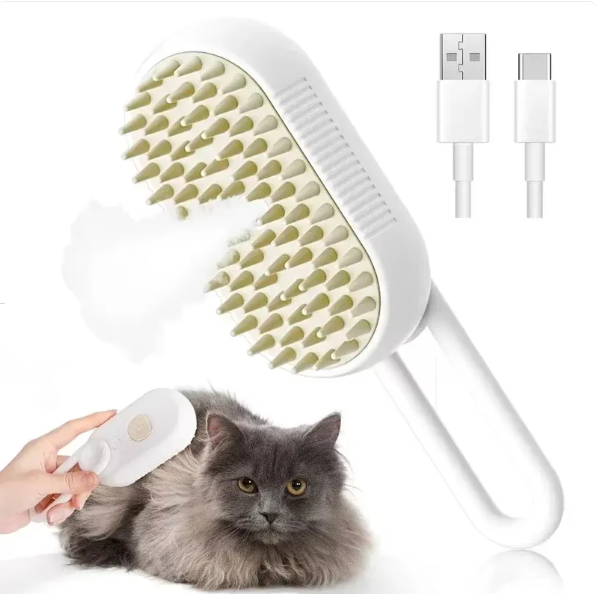 3-in-1 Steam Pet Brush